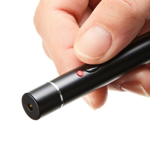 赤色レーザーポインター