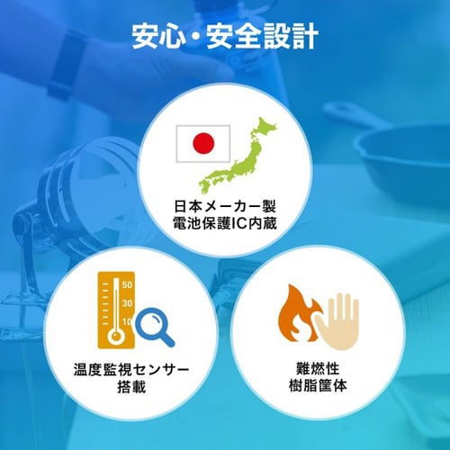 AC出力付モバイルバッテリー(AC80W出力対応)