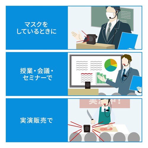 ワイヤレスポータブル拡声器スピーカー