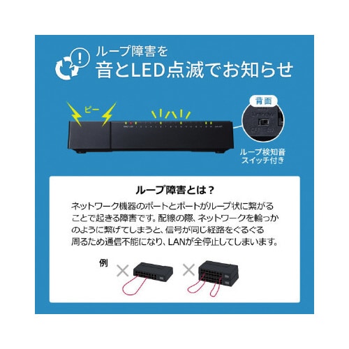 ギガビット対応 スイッチングハブ(16ポート)