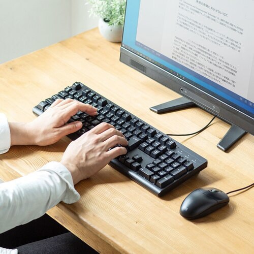 日本語109キーボード 抗菌防水防塵タイプ