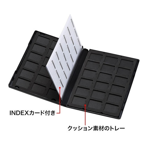 DVDトールケース型メモリーカード管理ケース