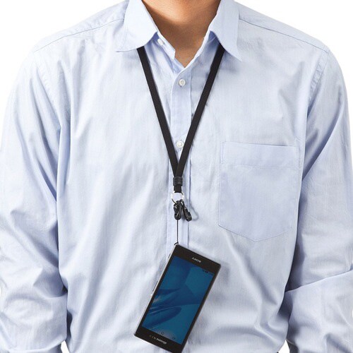 ネックストラップ(安全パーツ・長さ調節付き)