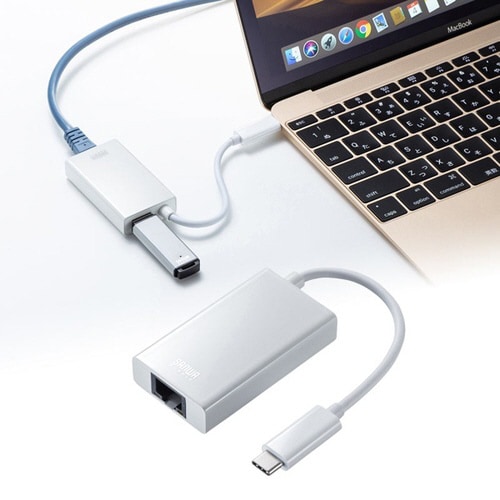 USB3.2 TypeC−LAN変換アダプタ