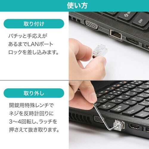 LANポートロック