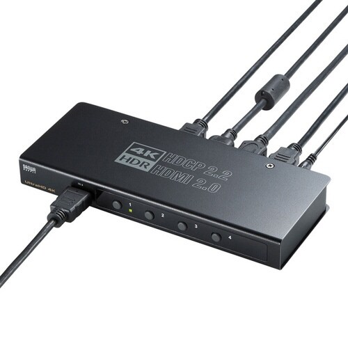 4K・HDR・HDCP2.2対応HDMI切替器