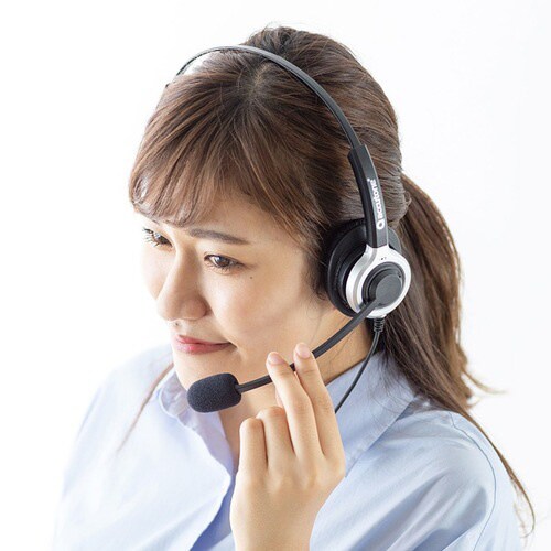電話用ヘッドセット(両耳タイプ)