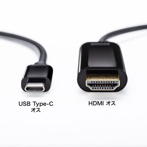 TYPE C−HDMI変換ケーブル HDR対応