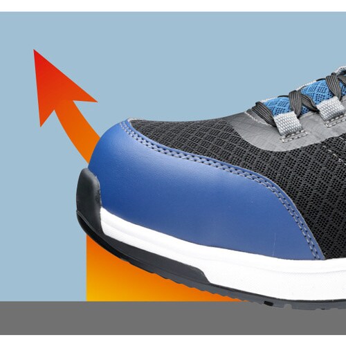 高反発作業靴 QL−01N ネイビー 28.0cm