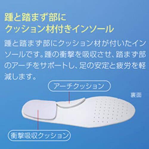 超軽量作業靴 ULH−716 ホワイト 22.0