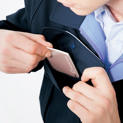 裏綿 ブルゾン G627ネイビー M