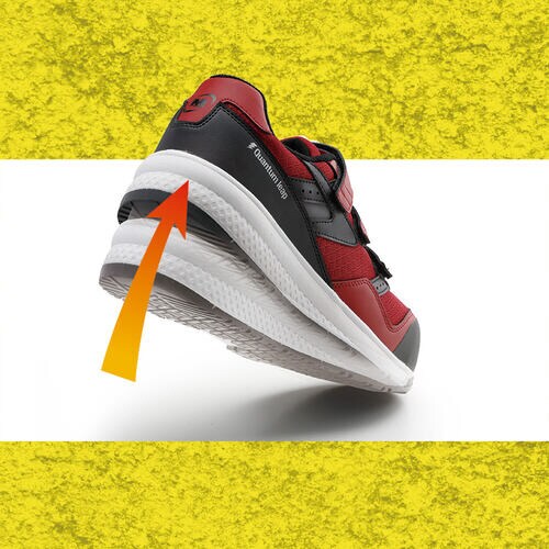 高反発作業靴 QL−15 静電 ネイビー 27.0