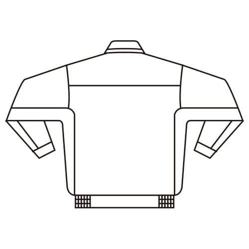 綿100%ブルゾン VE392 ライトブルー L