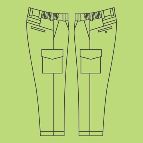 ストレッチカーゴパンツ VE369C M