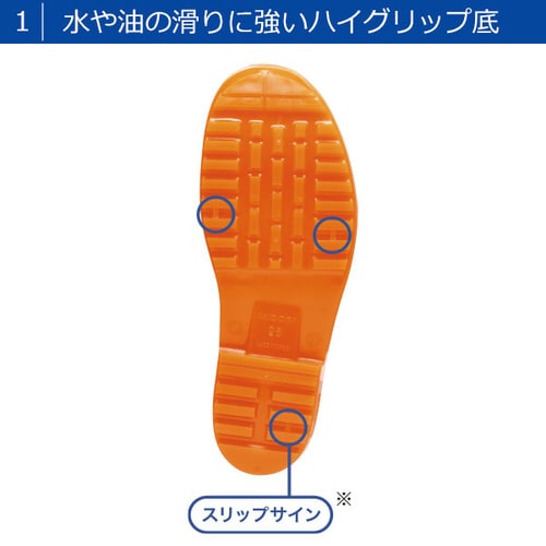 耐滑長靴 HGC2000 ブルー 27.5cm