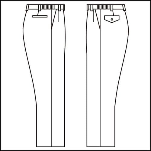 綿スラックス G367Nネイビー 3L