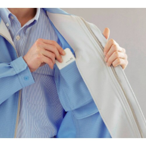 長袖ブルゾン VE77 ネイビー 5L