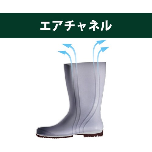 安全長靴 NW1000スーパー 静電 27.5cm