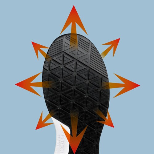 作業靴 QL−01Nブラック/レッド 25.0cm