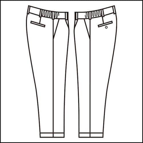 スラックス G697 ネイビー M