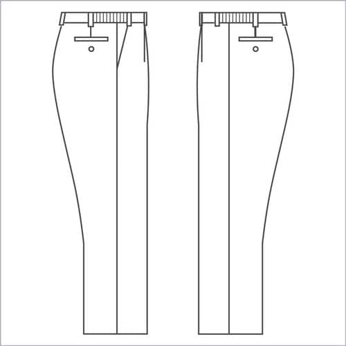 スラックス VE803 ロイヤルブルー L