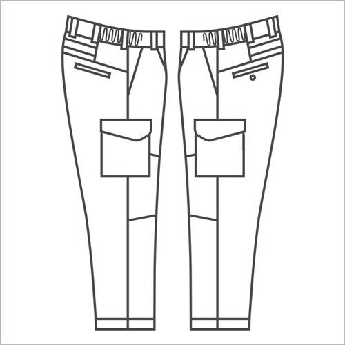 カーゴパンツ VE746C アースグリーン SS