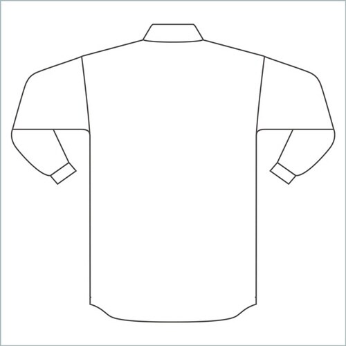 長袖シャツ PSE201 シルバーグレー L