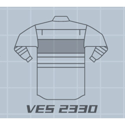 高視認シャツ VES2335 オレンジ 3L
