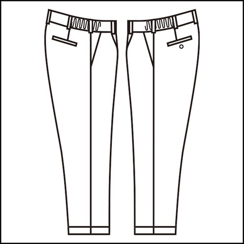 スラックス G693 ライトブルー M