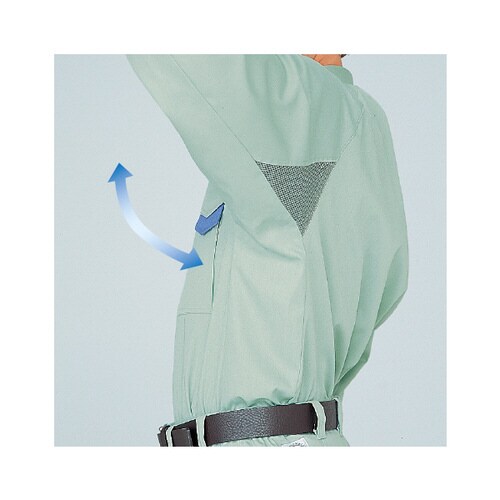 男子半袖ブルゾン RCS190 アイボリー 3L