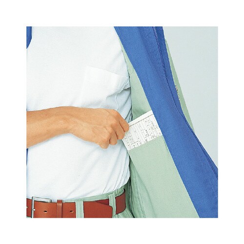 男子半袖ブルゾン RCS190 アイボリー 3L