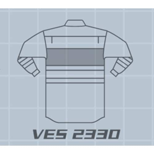 高視認シャツ VES2335 オレンジ L