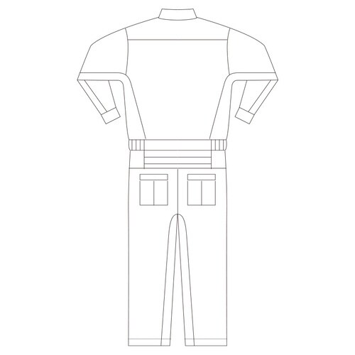 作業服 T/Cツナギ服 VE413 ブルー 5L