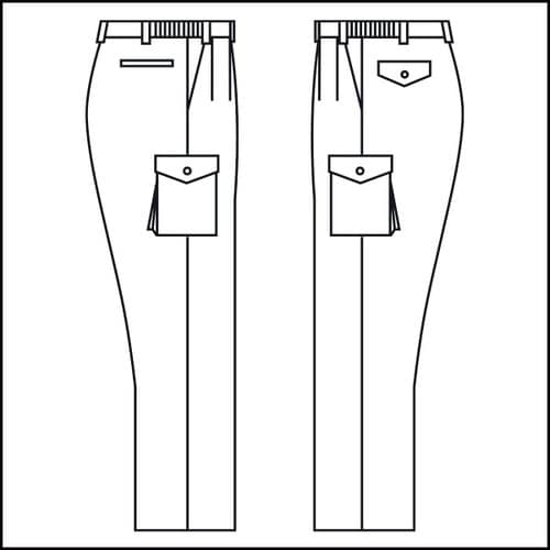 カーゴスラックス G347NC ネイビー 3L