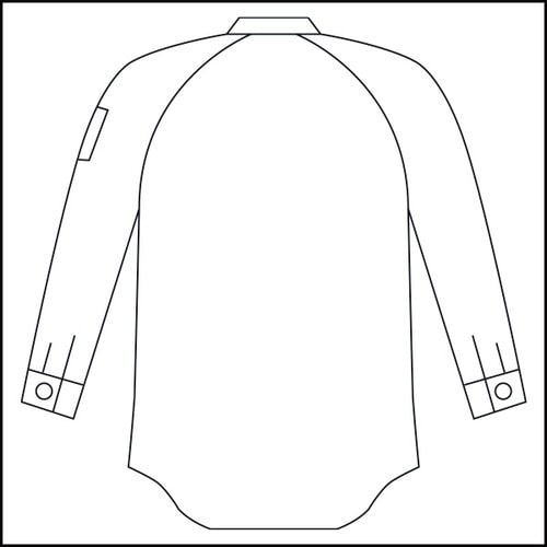 E/C長袖シャツ GS2357ネイビー M