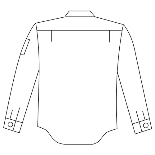 長袖シャツ GS2573 ライトブルー 3L