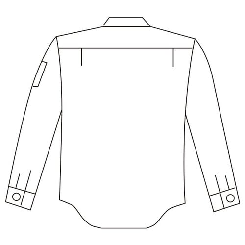 長袖シャツ GS2577 ネイビー L