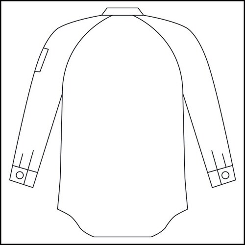 長袖シャツ GS2358ロイヤルブルー 4L