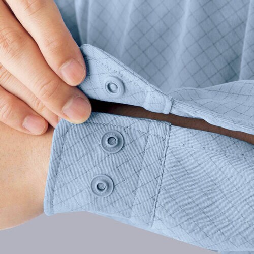 長袖シャツ PSE203 ブルー M