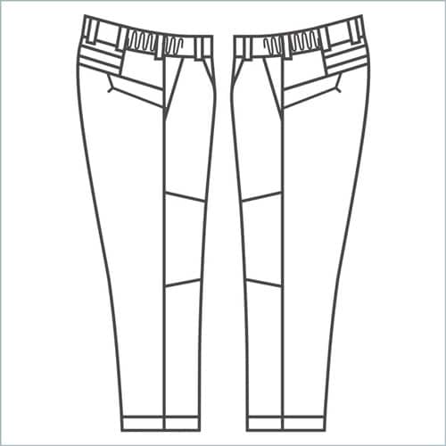 パンツ VE769 ミドルグレー 5L