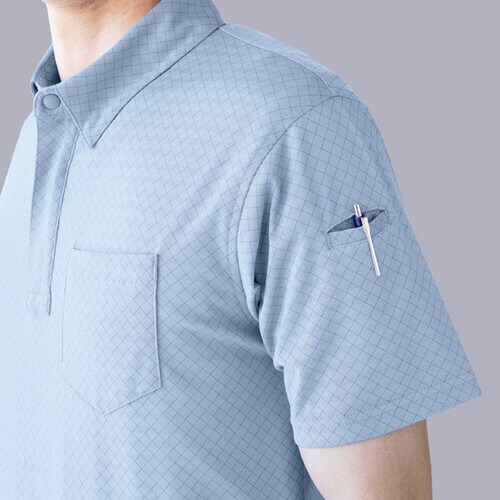 ポロシャツ PSE211 シルバーグレー L