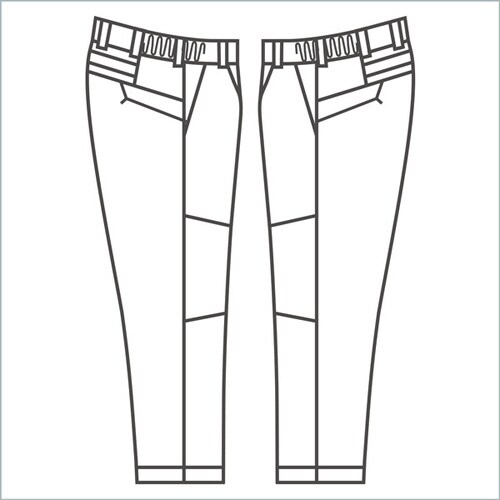パンツ VE769 ミドルグレー SS