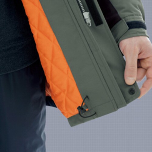 防寒コート VE1046 モスグリーン×M