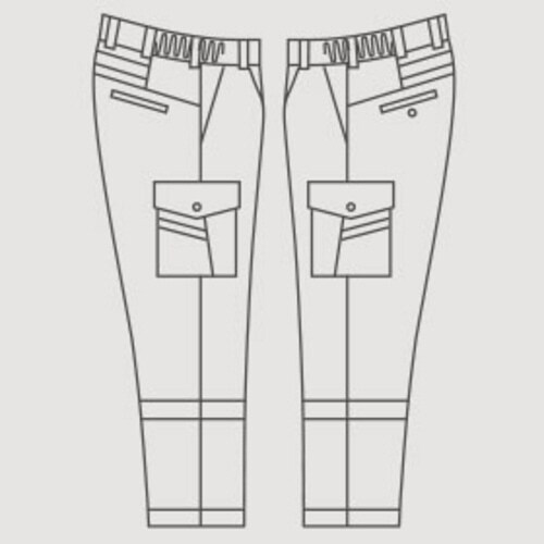 カーゴパンツ VES541C シルバーグレー4L