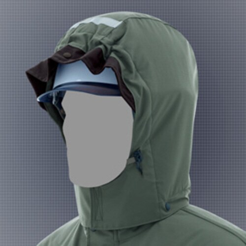 防寒ブルゾン VE1051 チャコールグレー×4L