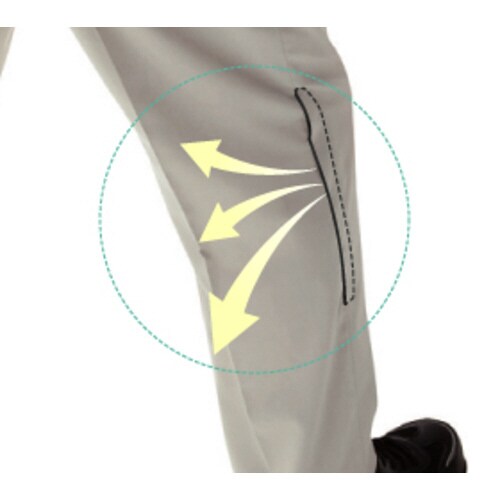 パンツ VES52シルバーグレー M