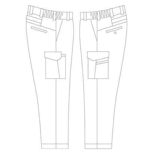 カーゴパンツ VES529Cチャコール M