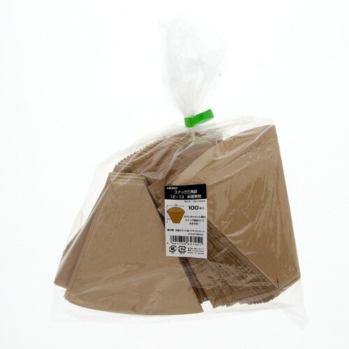 スナック三角袋 12−13 未晒無地 30袋
