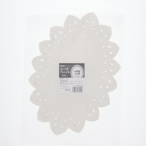 レースペーパー 小判型 14号 25袋