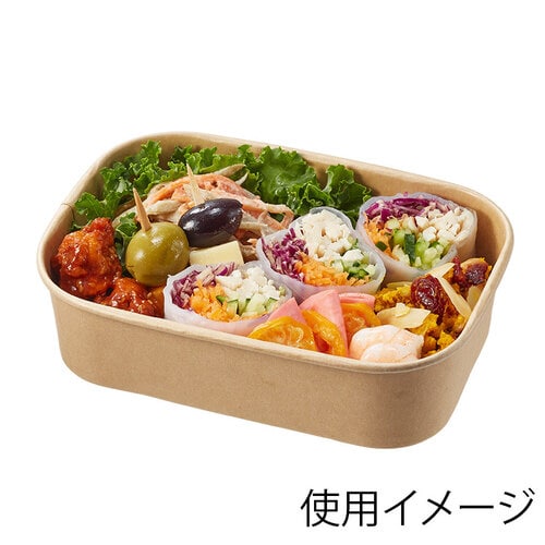 未晒フードカップPP 長角500ml 12袋